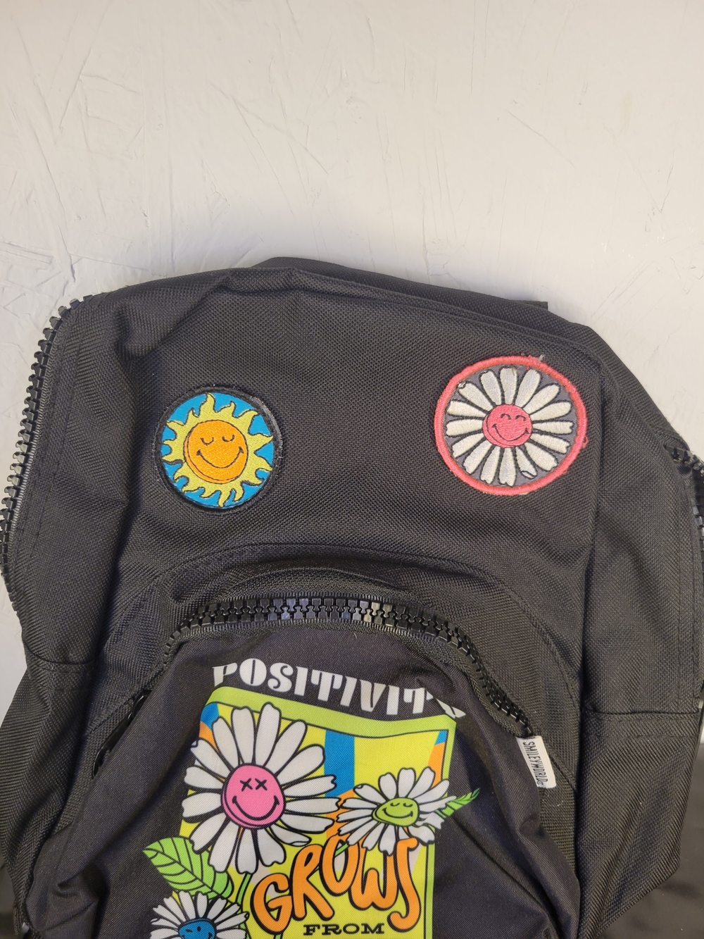 Smiley World "Positivity Grows From Within" Mini Back Pack - Picture 2 of 7